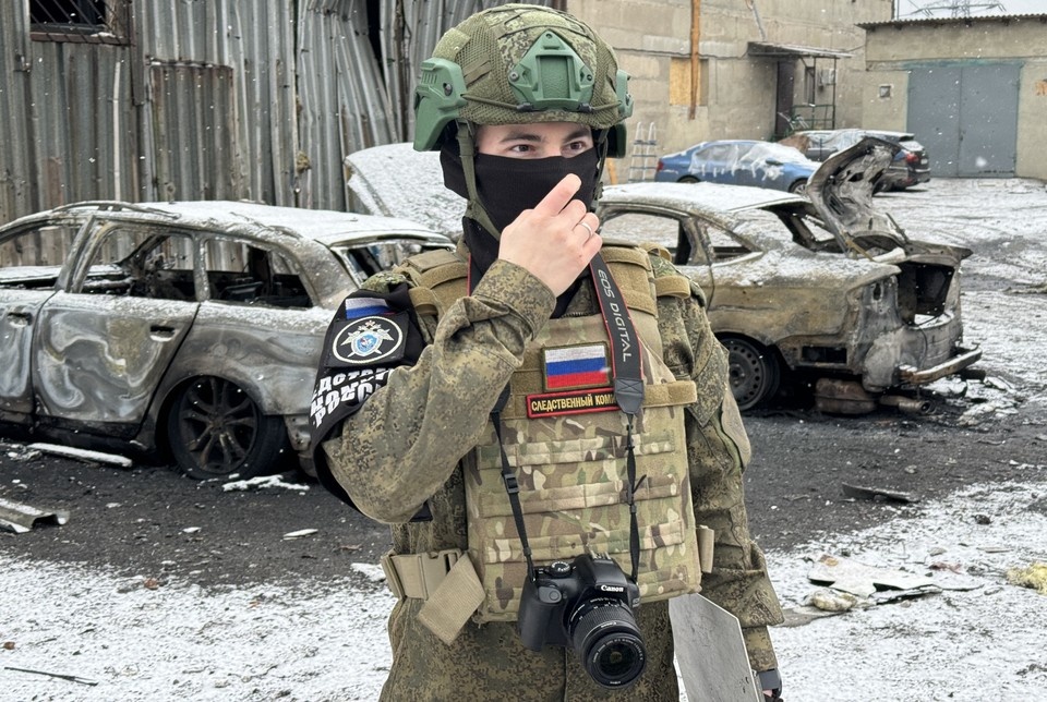    Последствия атаки БПЛА ВСУ на станцию техобслуживания в Красногвардейском районе Макеевки Иван ЖИЛЯК