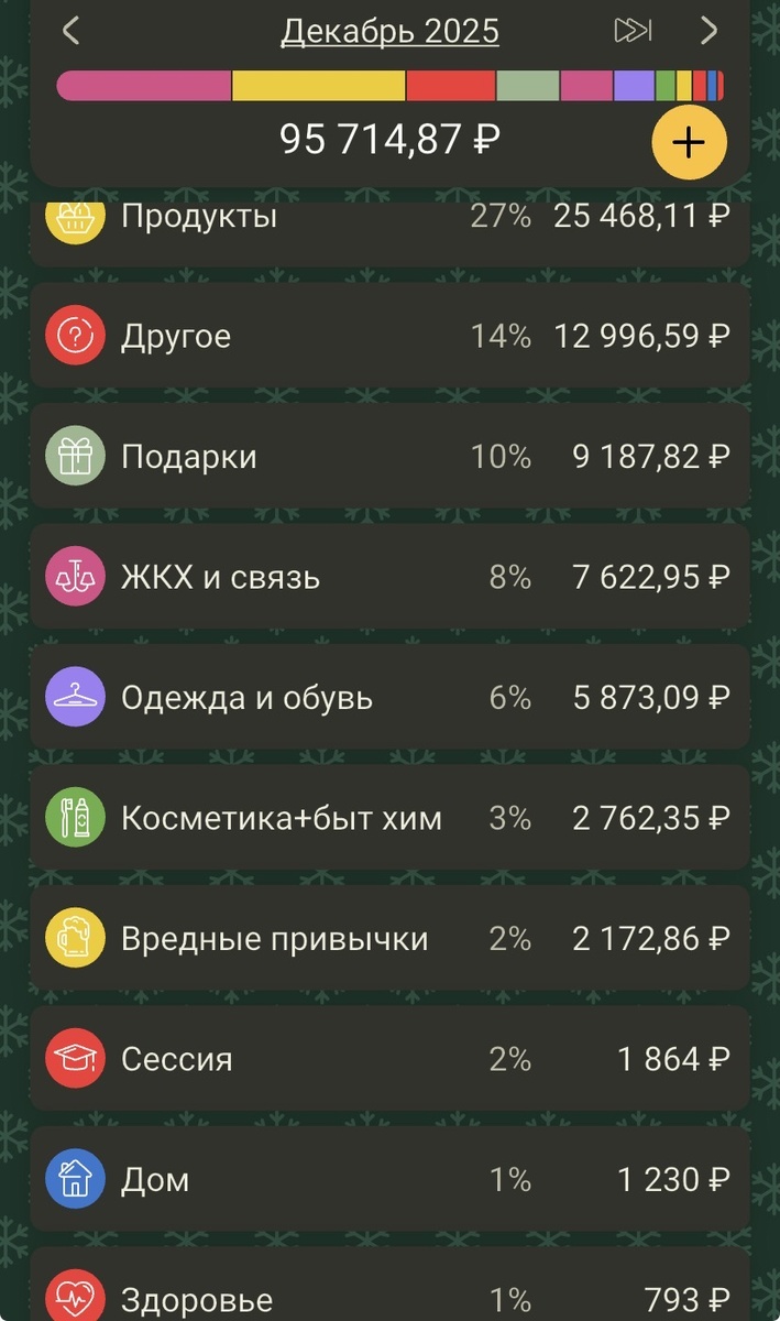 Скриншот с программы на телефоне