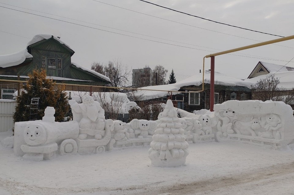    В большой композиции можно разглядеть знакомых с детства персонажей. Фото: Павел Константинов, Юлия Ларина