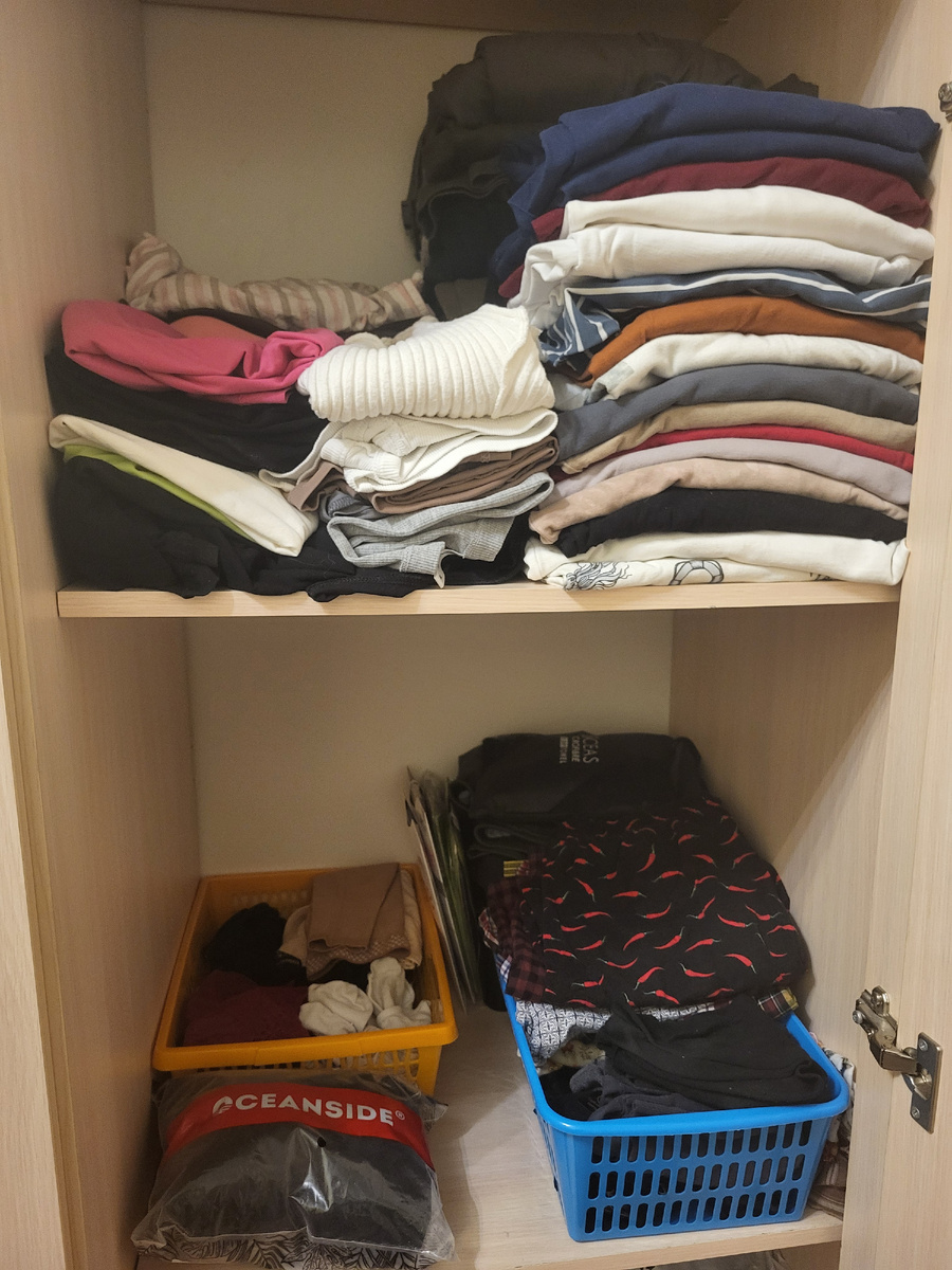 Можно было и аккуратнее сложить, но как есть, так есть. На что сил хватило