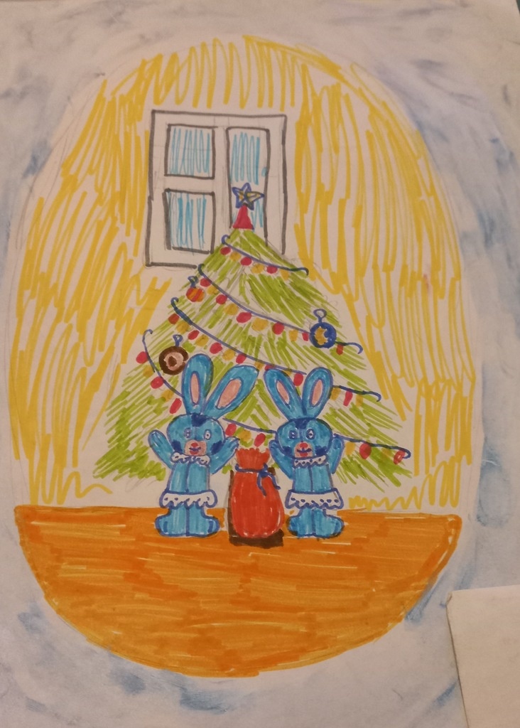 Рисунок Лены И., 8 лет