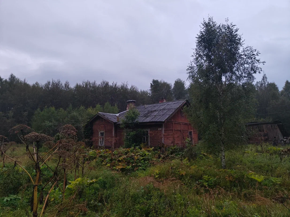 Заброшенный дом железнодорожников у платформы. Автор фотографий мой друг и товарищ Костя Троицкий.