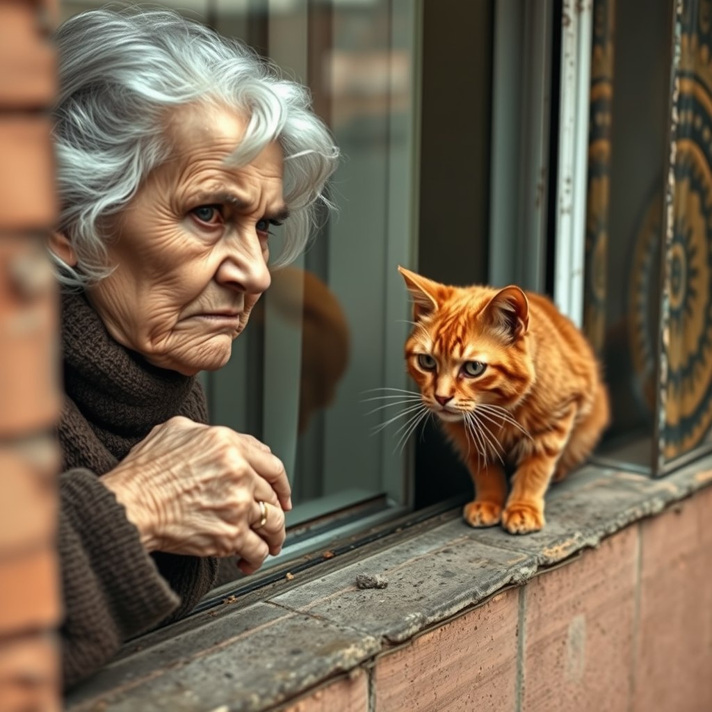 Орал так пронзительно, как будто не на 3 этажа ниже, а на подоконнике сидел