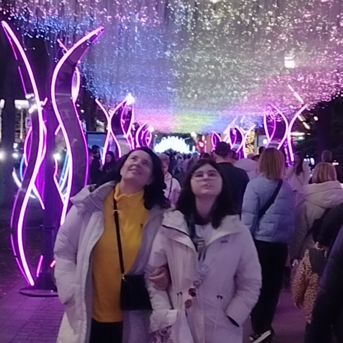 Краснодар. Улица Красная украшена к Новому году