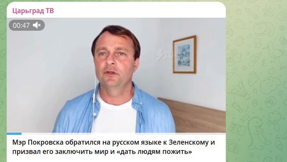 Скрин "Царьград ТВ".