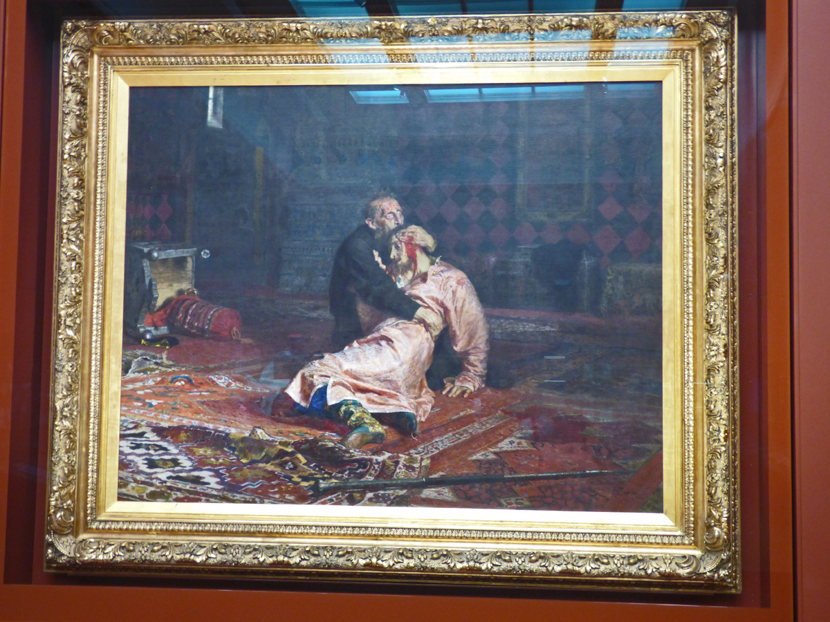 Илья Репин «Иван Грозный и сын его Иван 16 ноября 1581 года»