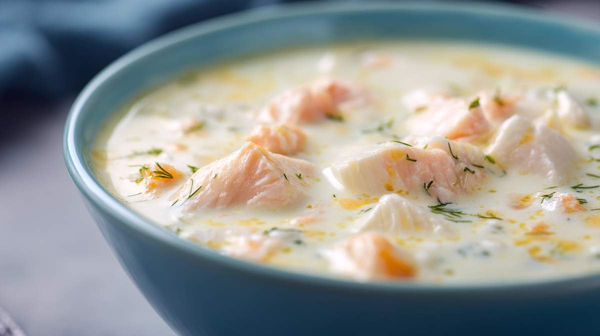 Суп молочно-рыбный
