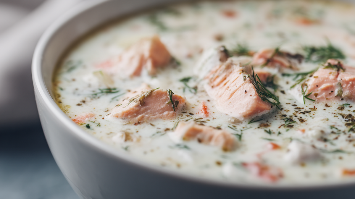Суп молочно-рыбный
