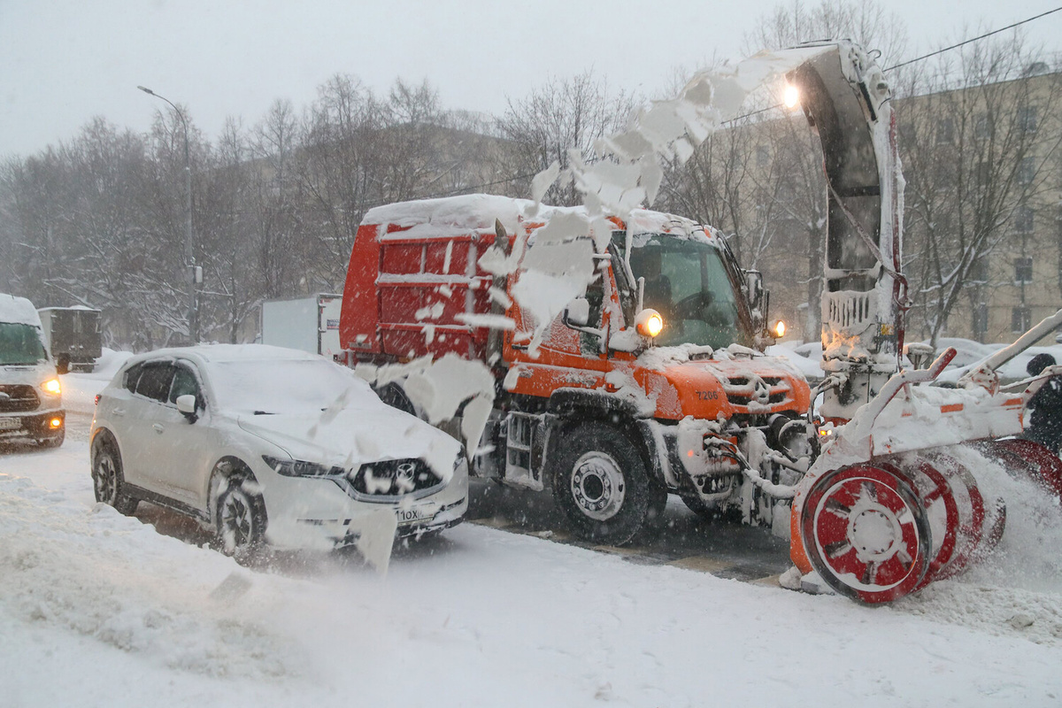Во время снегопада в Москве, 9 января 2026 года    📷