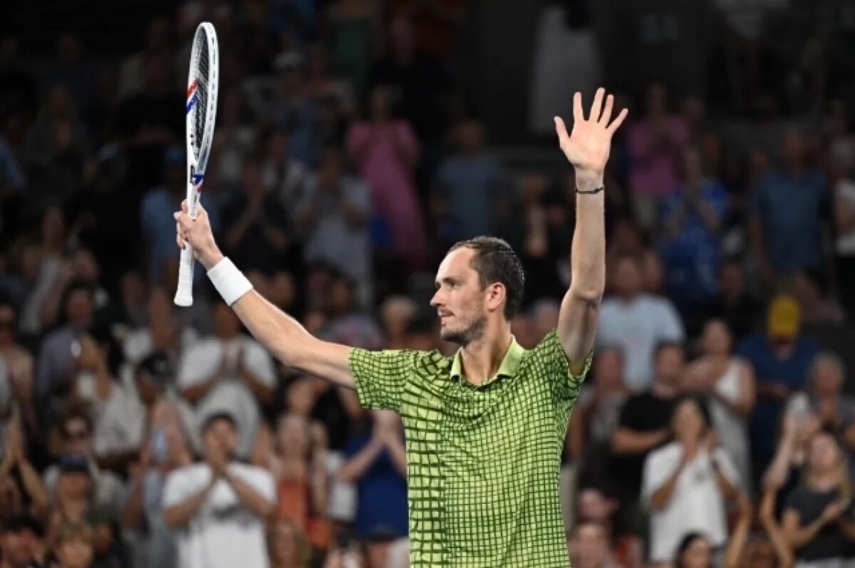    Теннисист Медведев вышел в финал турнира ATP в Брисбене