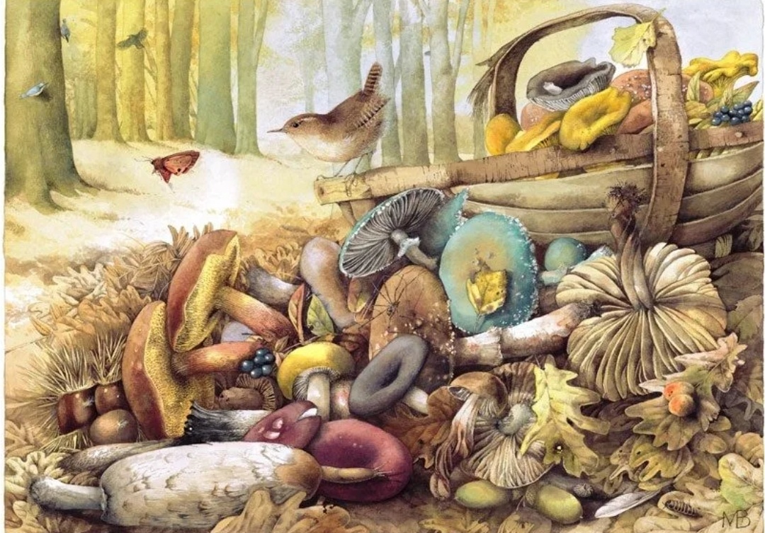 Акварели художницы Марджолен Бастин