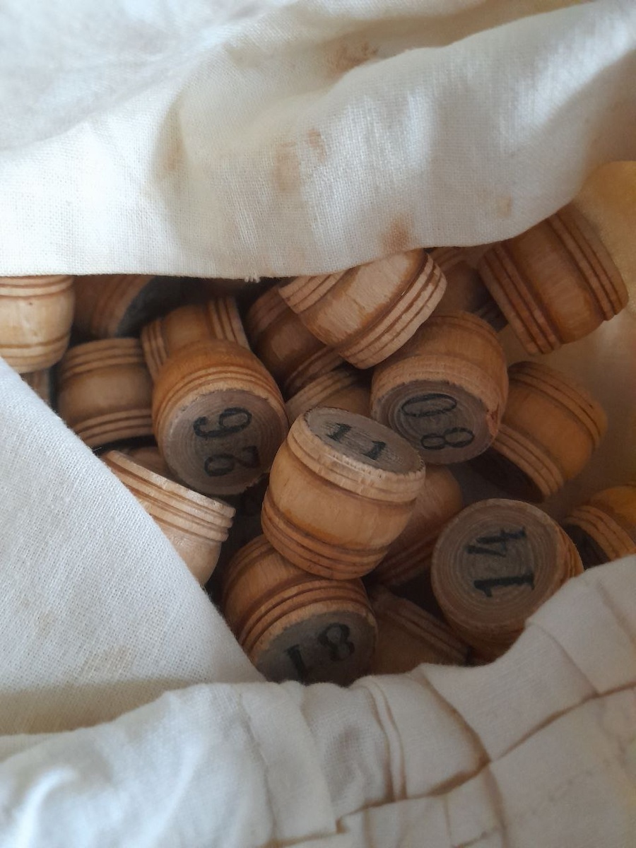 Мешочек со старым лото