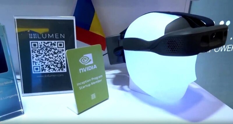    Lumen - Очки для незрячих. Фото: Кадр из видео.