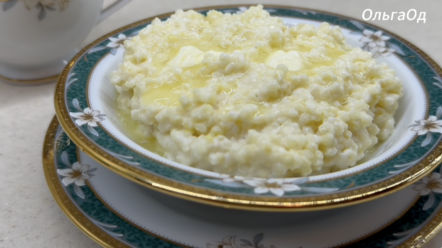 Пшенная каша без горечи.