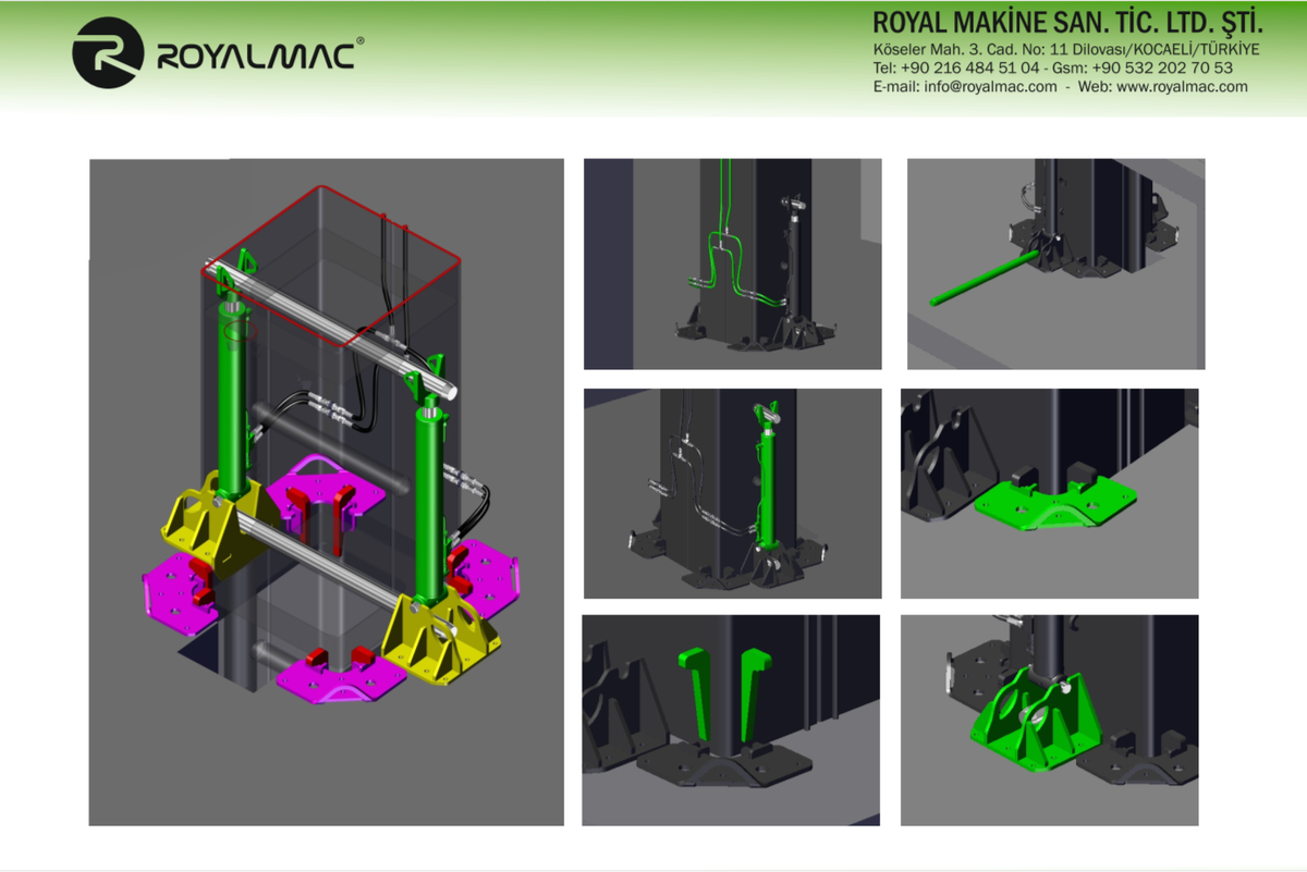 Бетонораздаточная стрела ROYAL 