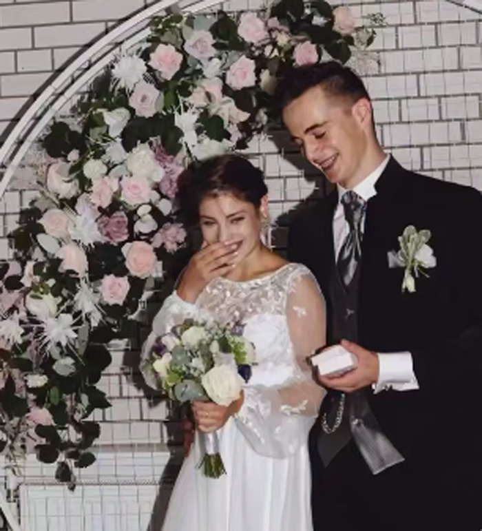    Алена Косторная и Георгий Куница поженились в 2023 годуСоцсети Алены Косторной