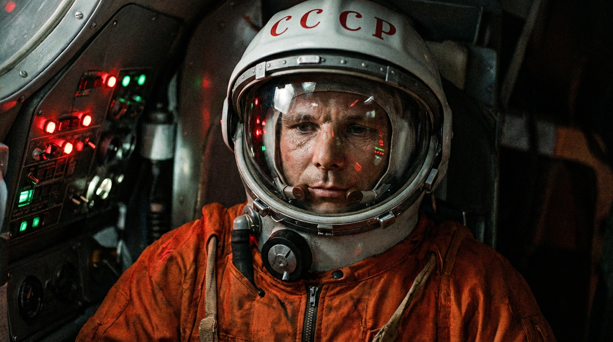 Тишина перед бурей: Гагарин в капсуле за 5 минут до старта.