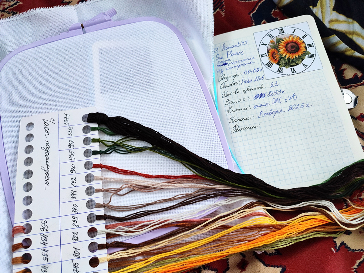 Одна из страниц того блокнота