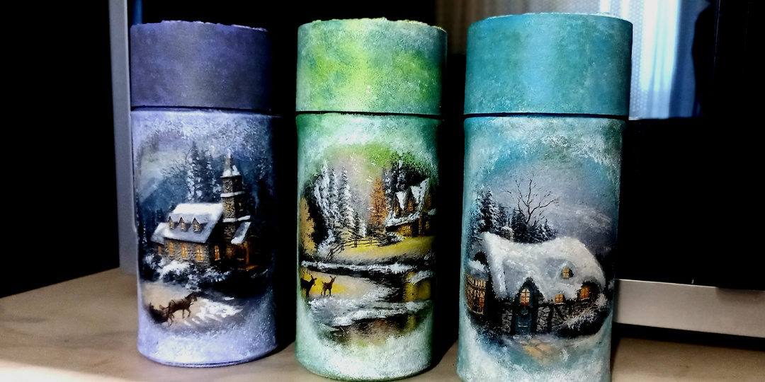 Старые банки на новый лад.