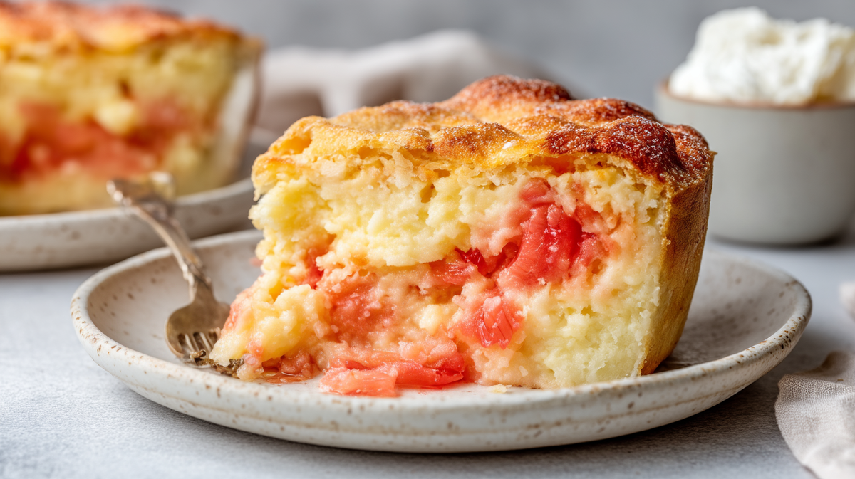 Пирог с ревенем