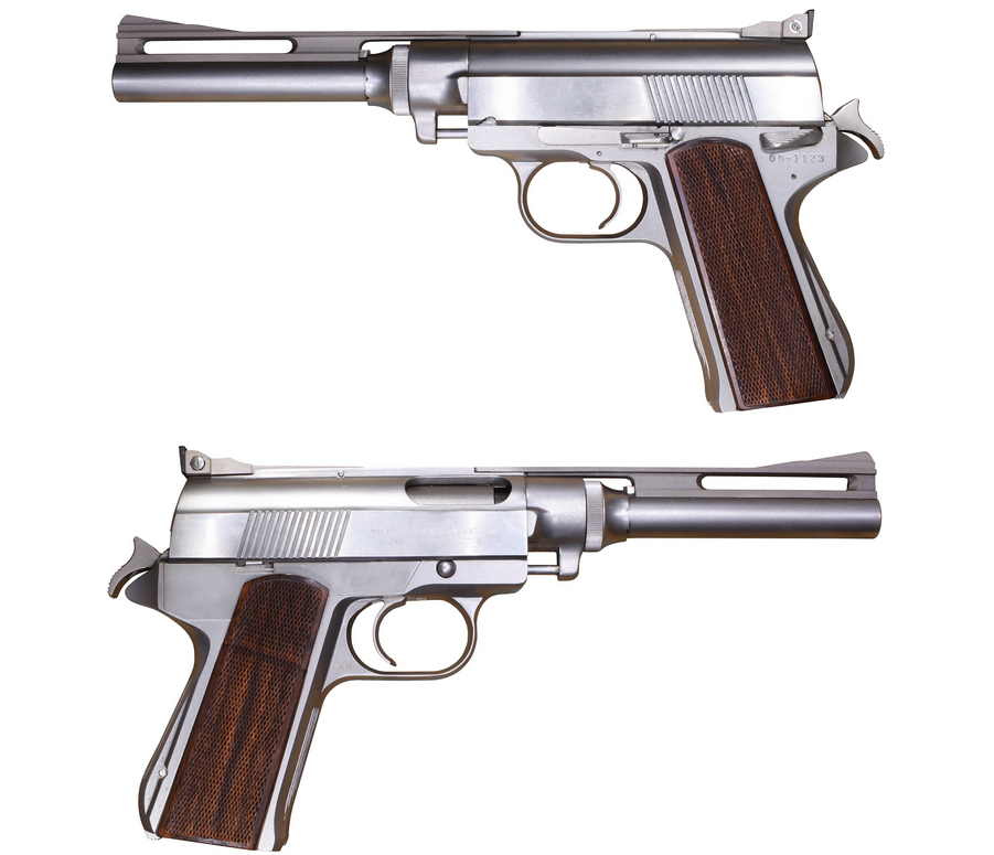 Пистолет "Уайлди" под рассматриваемый патрон. (Автор фото Rama, CC BY-SA 2.0 fr)