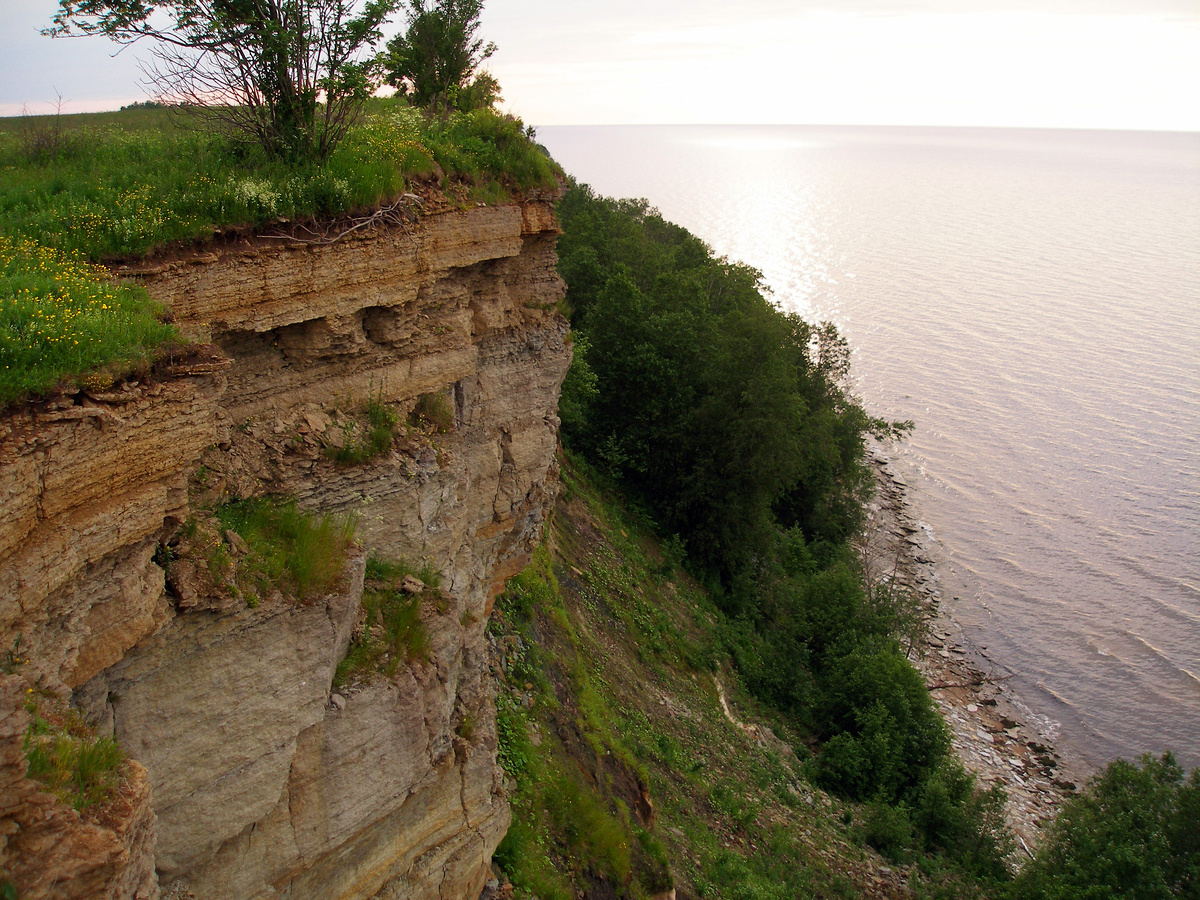 Глинт между Силламяэ и Усть-Нарвой