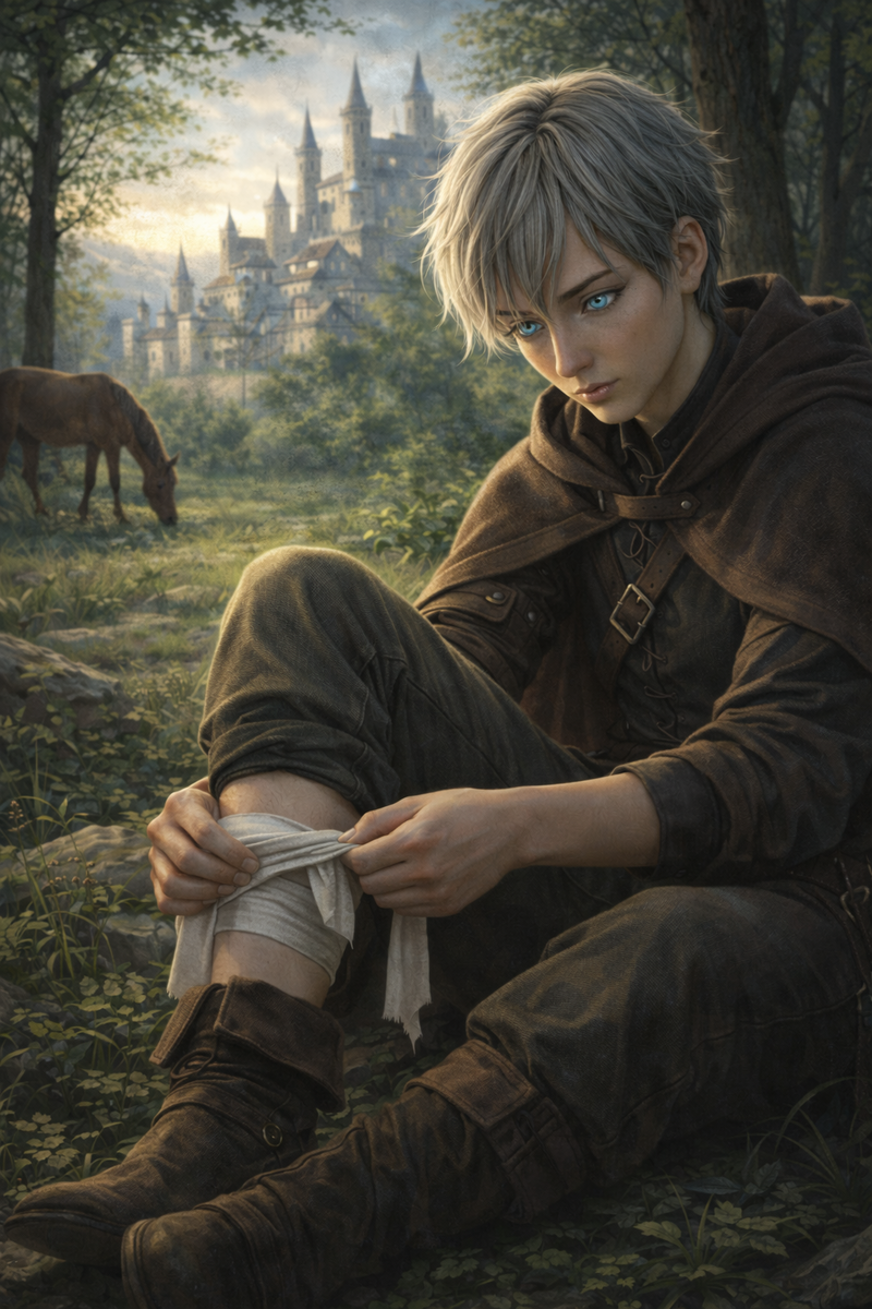 О, а тут больше на девушку похожа...