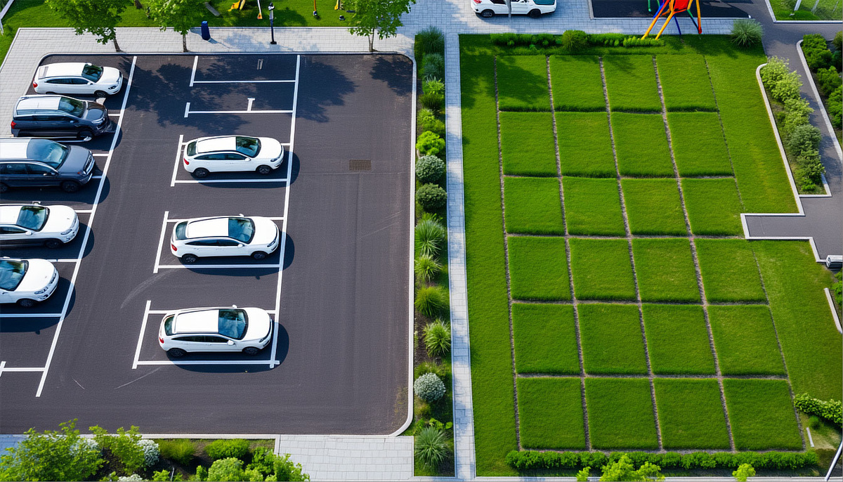 Почему асфальт во дворе «плывет», а газон исчезает? Инженерная правда.инами на газонах, в грязи и на детской площадке