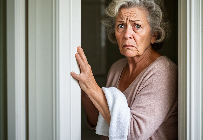 - Вода ведь не бесплатная, - колотила в дверь теща