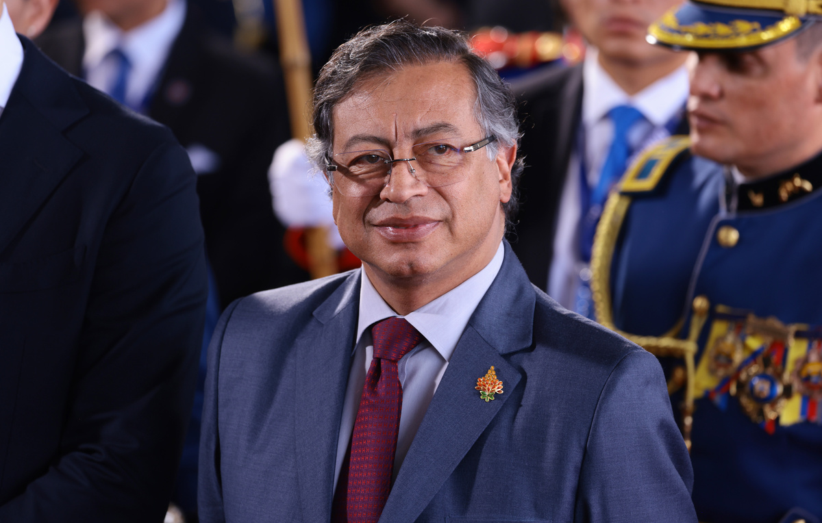    Президент Колумбии Густаво Петро  Franklin Jacome/Getty Images