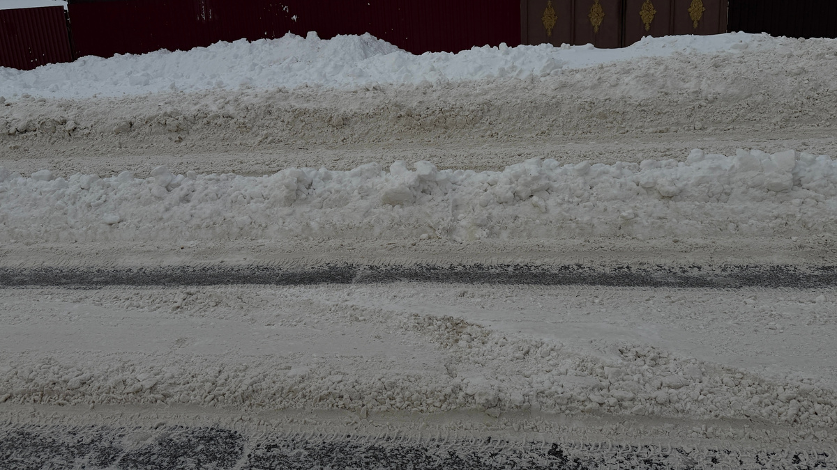 Вот так проезжая часть выглядит.