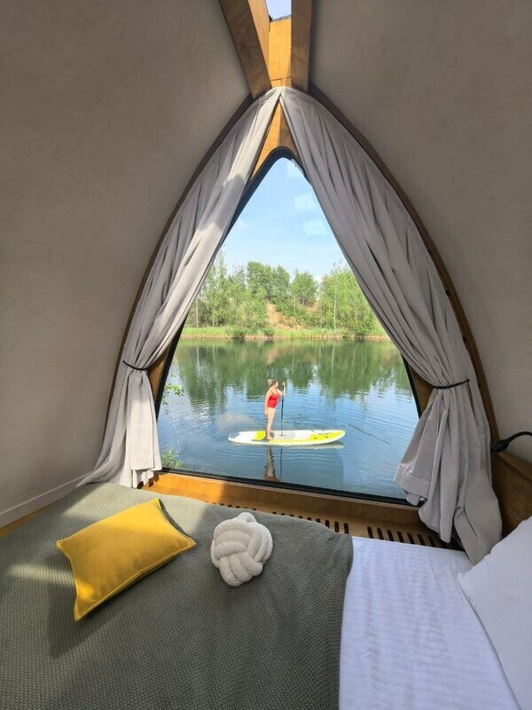 Здесь мы жили во время отдыха.