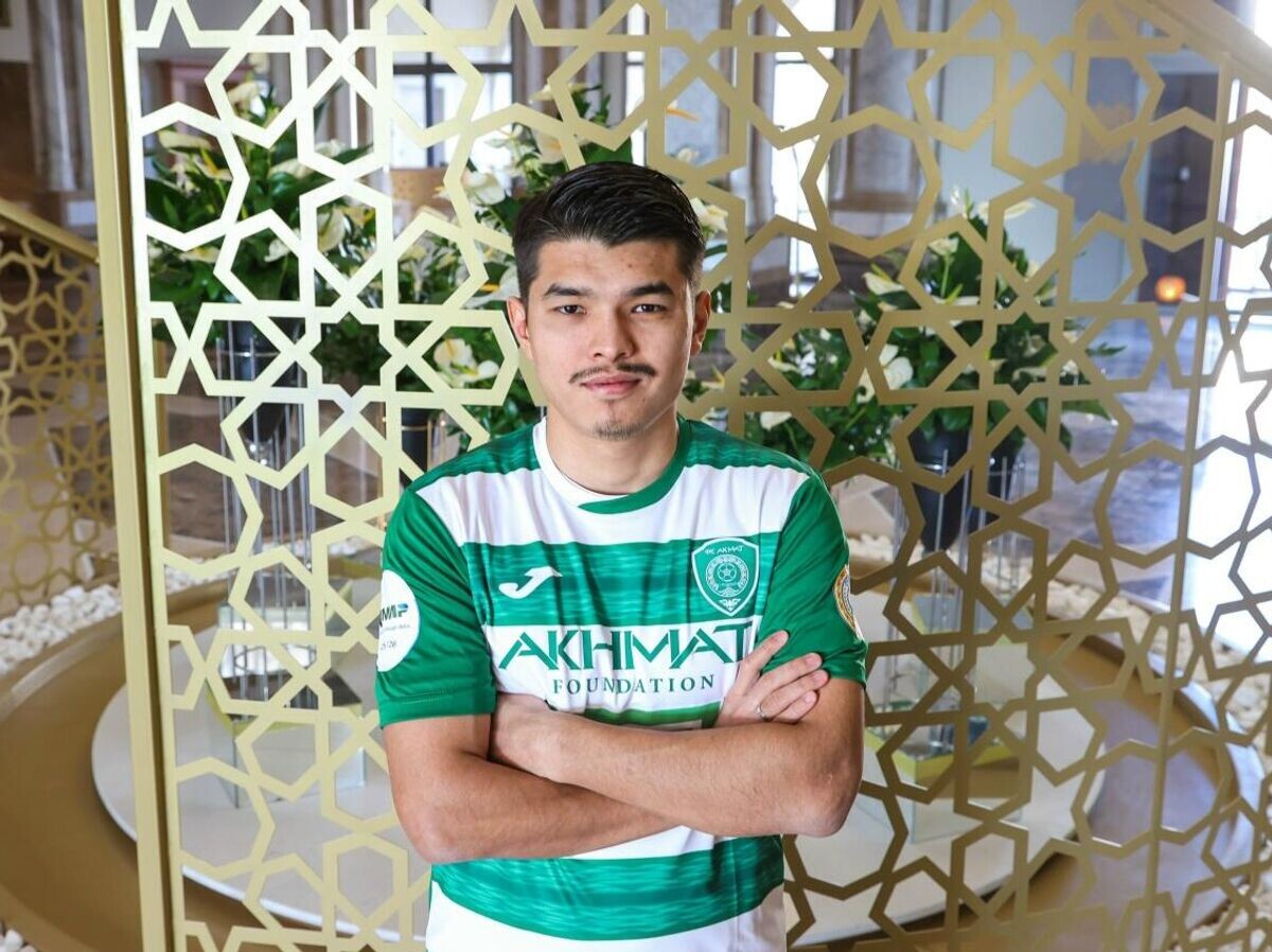    Футболист сборной Казахстана Галымжан Кенжебек | © Фото : ФК "Ахмат" Грозный/ВКонтакте