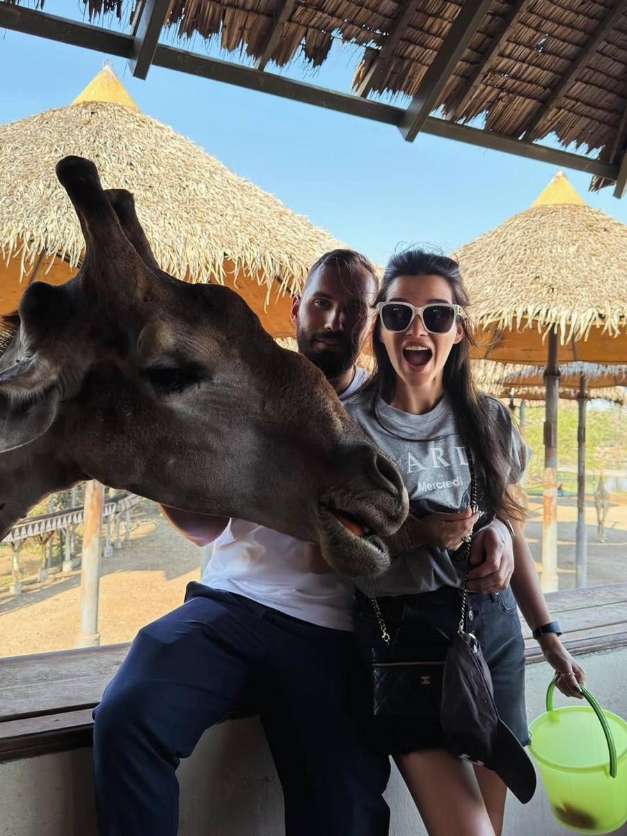    Ксения Бородина и Николай Сердюков. Фото: ТГ-канал borodylia