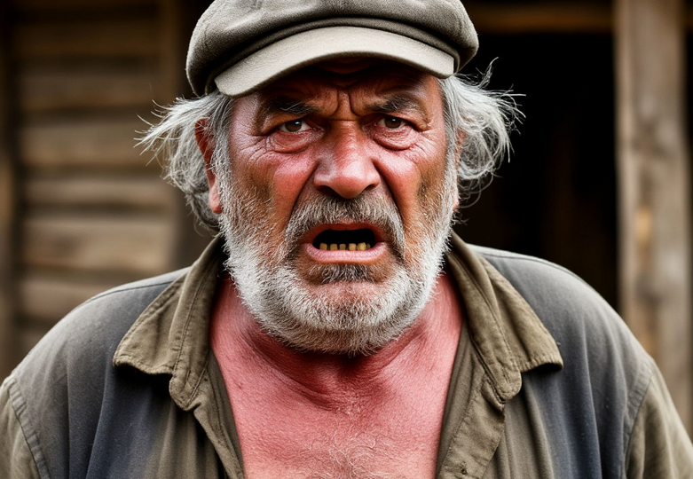 - Он в прошлом году у меня дрова тырил! - гремел мужчина, тыча пальцем в сторону Семёна. - Сено тоже его рук дело