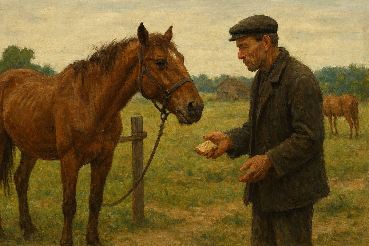 О чём плачут лошади