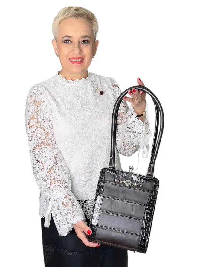 Кожаная сумка "Камалия-15". Ателье Ирины Берзиной.