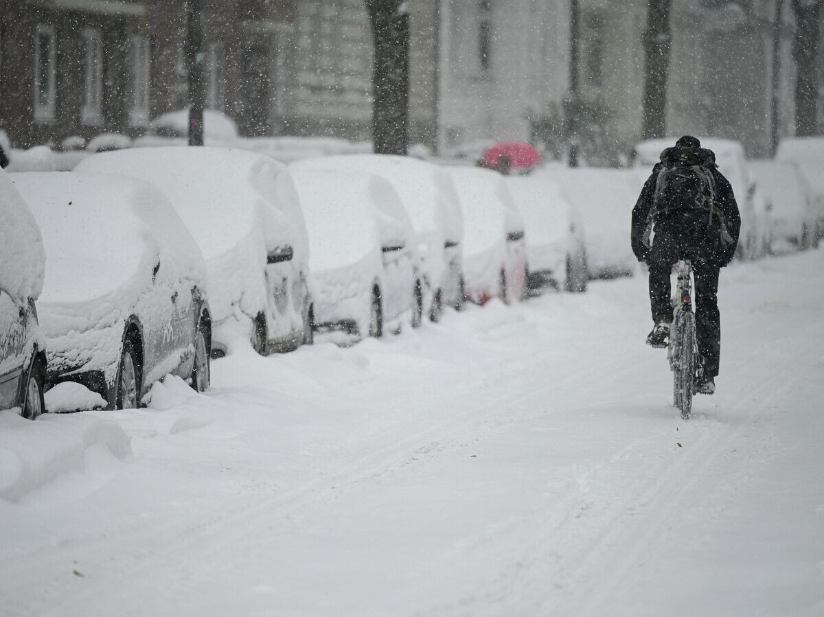    Снегопад в Гамбурге, Германия | © REUTERS / Fabian Bimmer