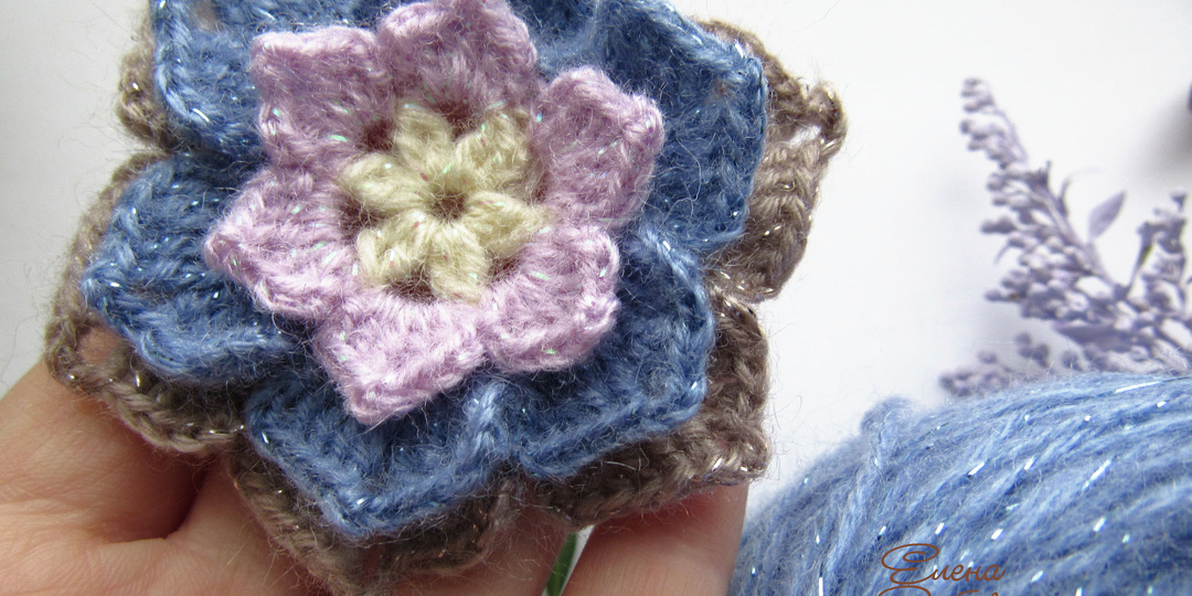 Цветы крючком. Мастер - Класс по вязанию для начинающих