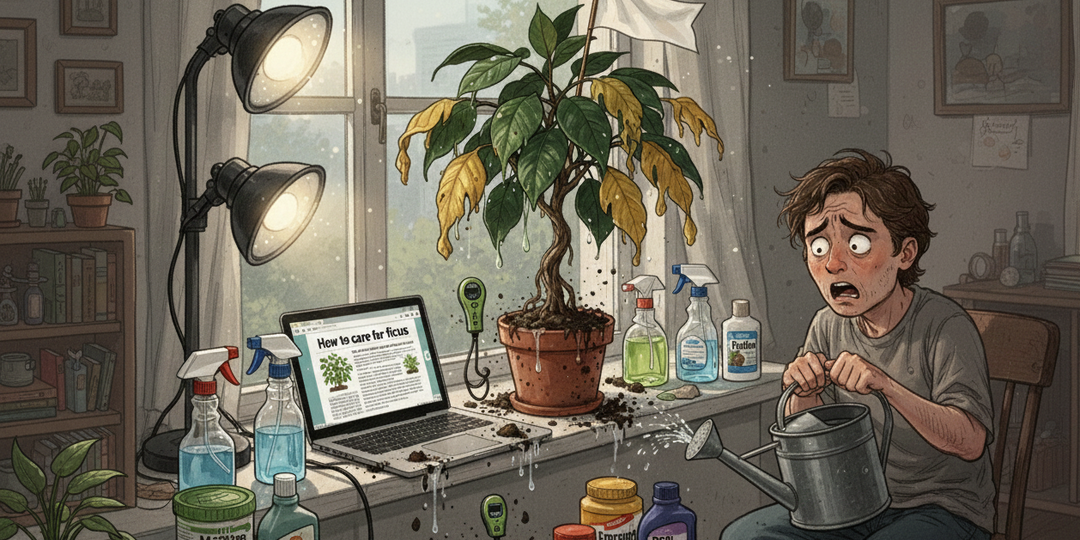 Почему фикус гибнет, хотя вы всё делали «по инструкции» из интернета?