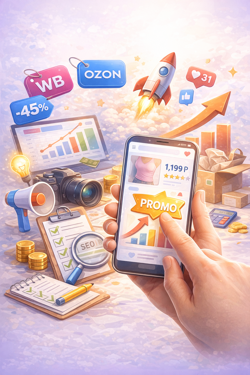 Продвижение карточки товара на маркетплейсах: почему хороший товар не продаётся сам