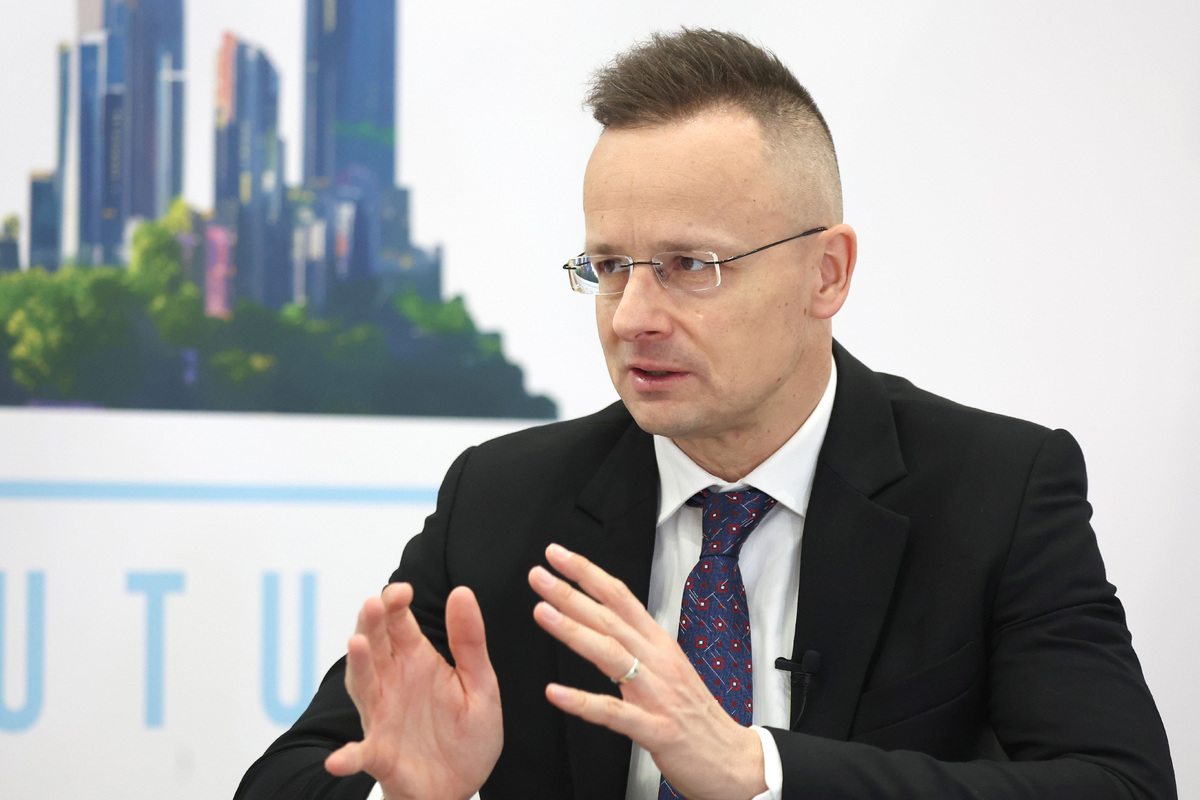    Министр иностранных дел и внешнеэкономических связей Венгрии Петер Сийярто  Дмитрий Феоктистов/ ТАСС