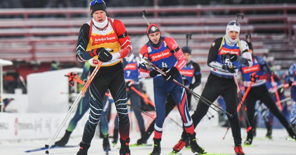    Белорусские биатлонисты Никита Лобастов и Ирина Шаклеина — пятые в сингл-миксте на чемпионате России (источник изображения) News Express Team