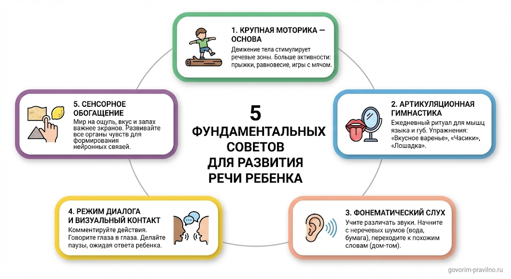 5 советов для развития речи у детей