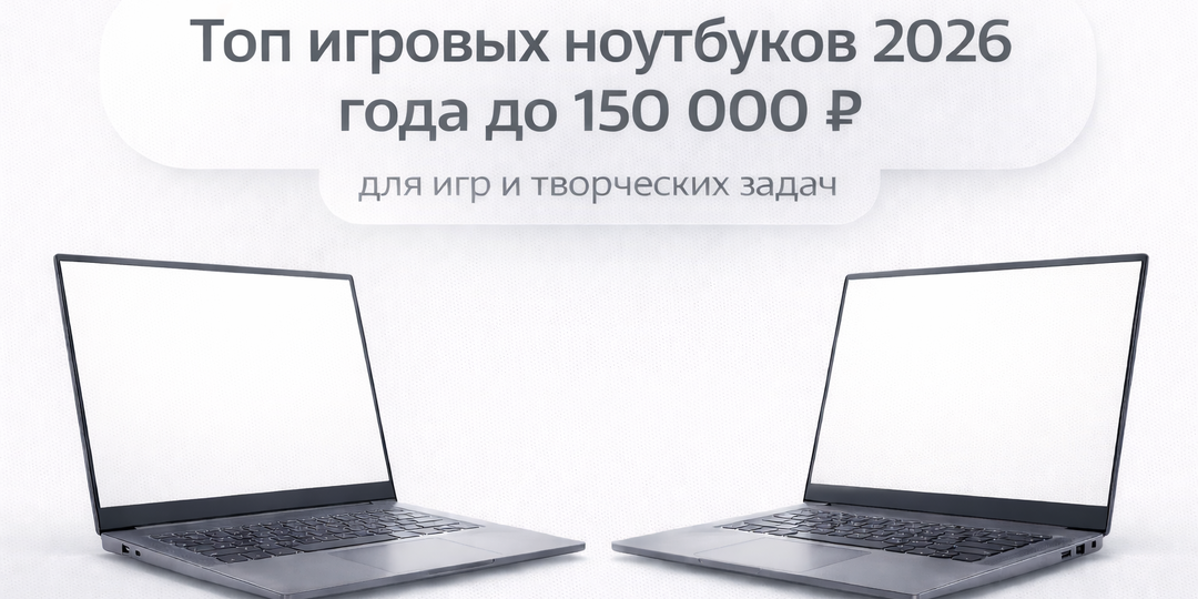 Топ игровых ноутбуков в 2026 году до 150 000 ₽ — игры, 3D и монтаж: сравнение