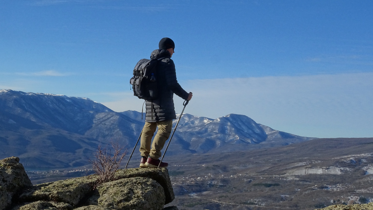 В Крыму с новым рюкзаком