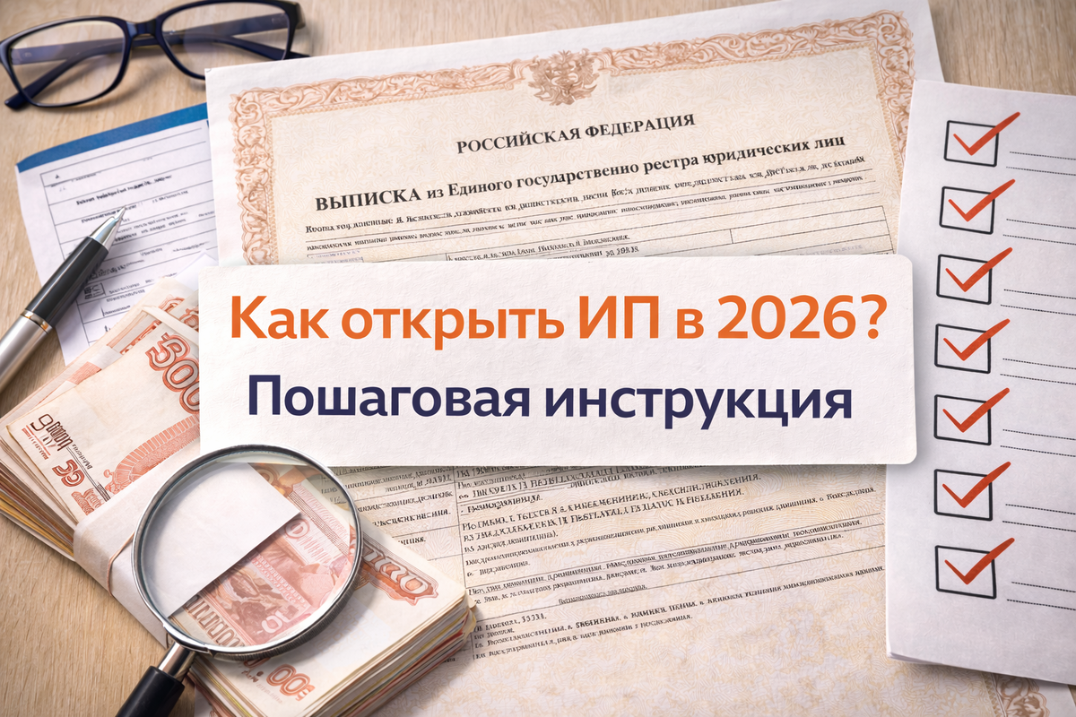как открыть ип в 2026