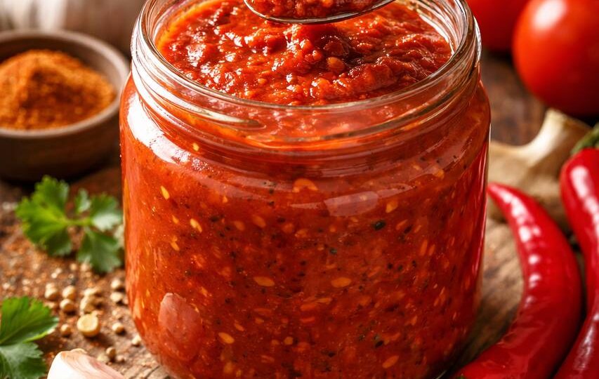 Домашняя аджика, которую едят ложкой, и не боятся