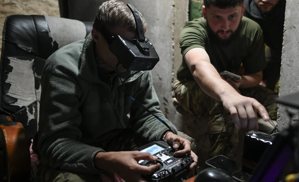 Подразделение беспилотных летательных аппаратов украинской армии недалеко от Константиновки © picture alliance/Sipa USA/Justin Yau