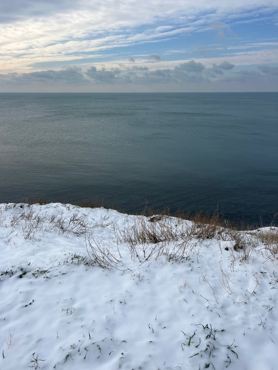 Анапу завалило снегом❄️ Это холодно, но очень красиво❄️